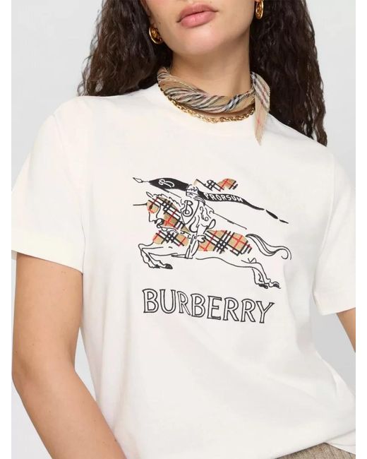 Burberry Natural Checked T-Shirt