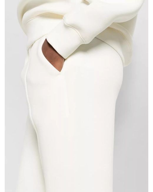 Calvin Klein White Relaxed Jogger Track Pants