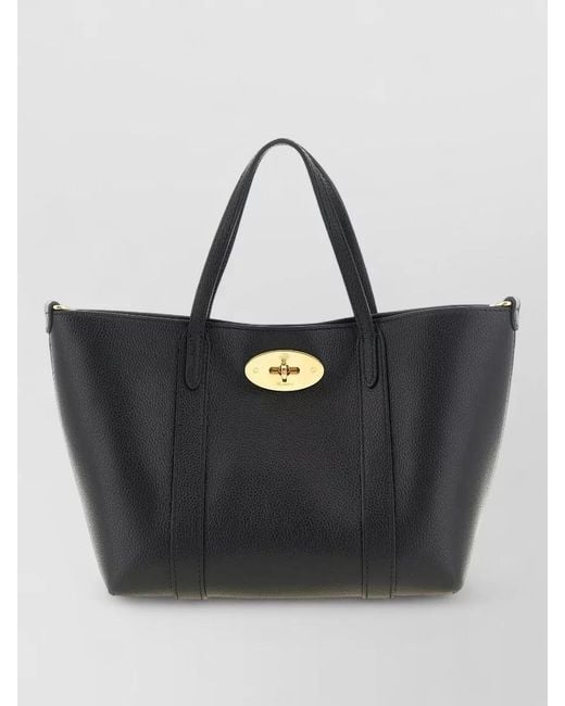 Mulberry Black Bayswater Mini Shoulder Bag Adjustable Strap