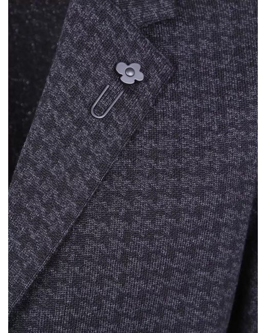 Lardini Blue Virgin Wool Jacket for men