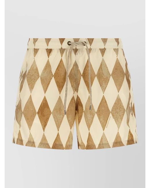 Ballantyne Natural Printed Swim Shorts for men