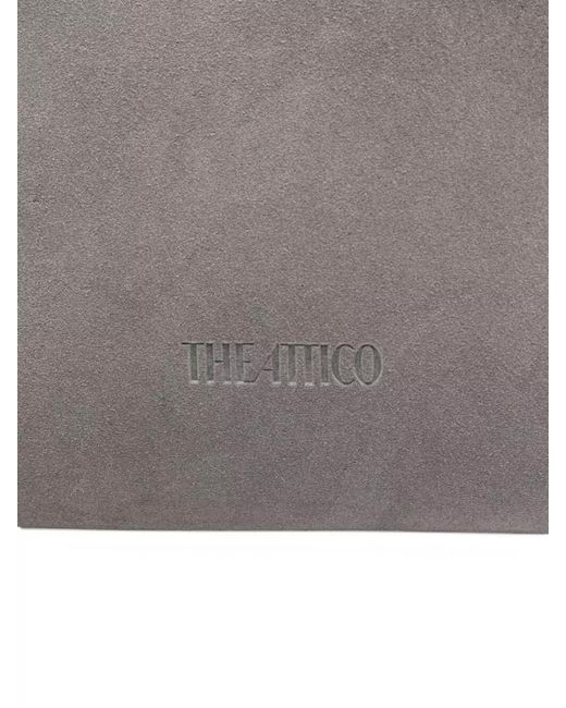 The Attico Gray La Passeggiata Medium Tote Bag Top