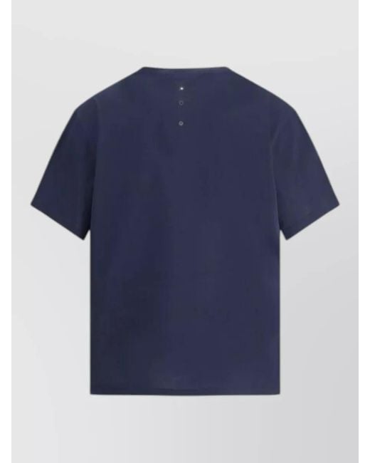 Premiata Blue Monogram Cotton T Shirt Crew Neck