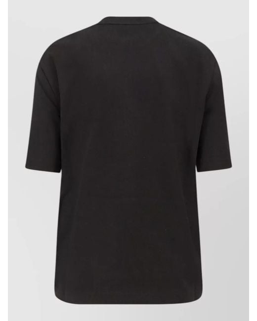 Moncler Genius Black Cotton Relaxed-Fit Short-Sleeve T-Shirt