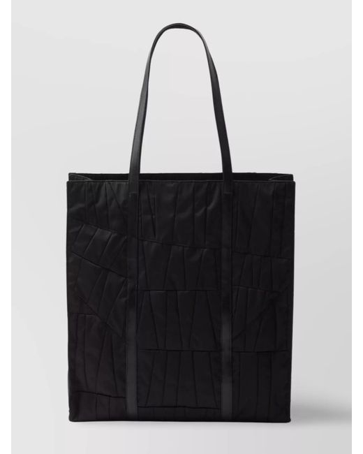 Prada Black Large Re-Nylon Tote Bag