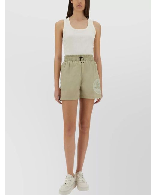 Burberry Green Short Shorts