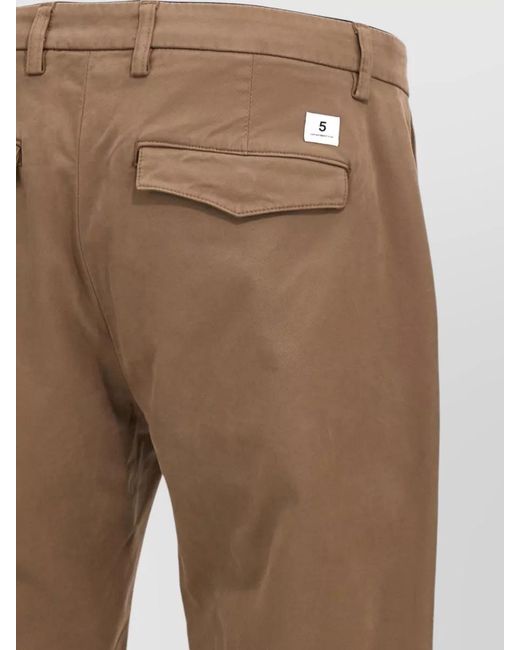Department 5 Natural Cotton-Blend Straight-Leg Trousers for men