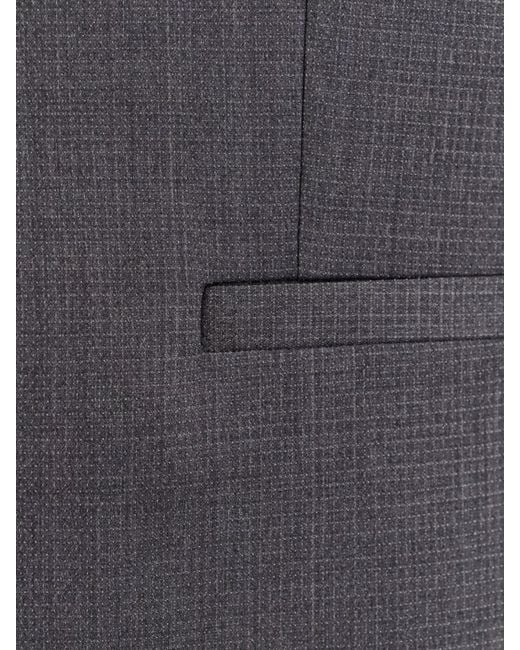 Givenchy Gray Wool Blazer Tailored Back Vent Detail for men