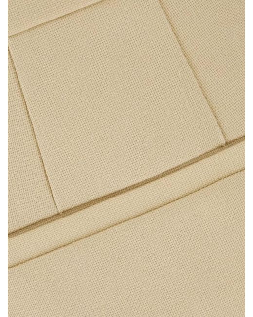 Jil Sander Natural Wool Tailored Bermuda Shorts for men