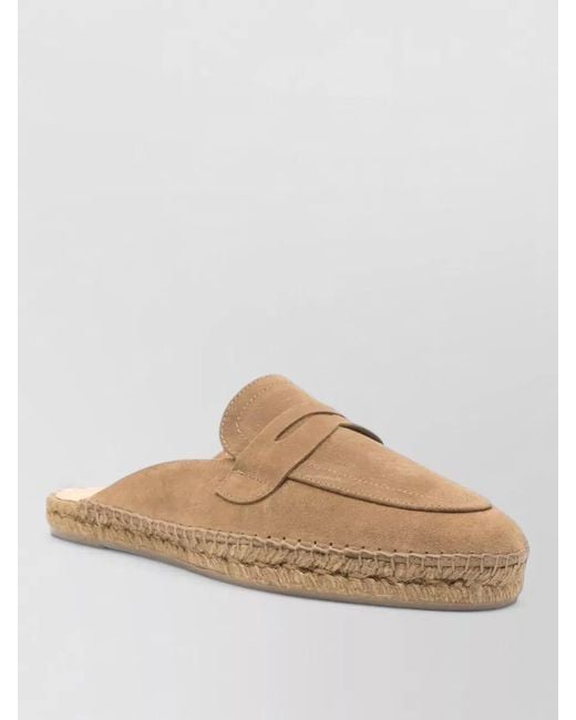Castaner Multicolor Nando Loafer Espadrille Sole Penny Strap for men