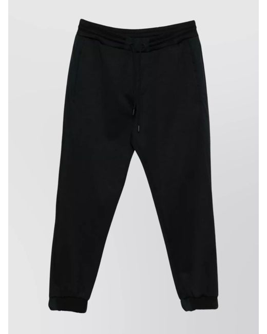 Paul & Shark Black Straight-Leg Track Pants for men
