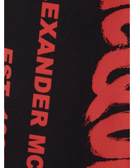 McQueen Black Sweatpants for men