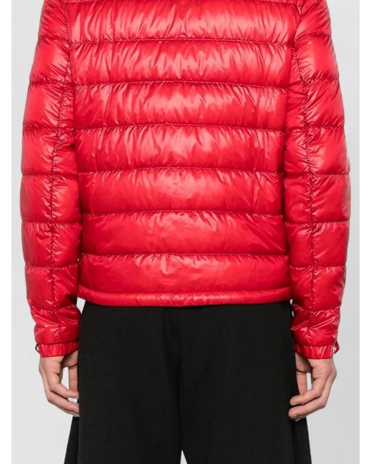 Moncler Red Down Puffer Jacket for men