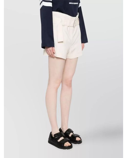 MSGM Natural Tailored Bermuda Shorts