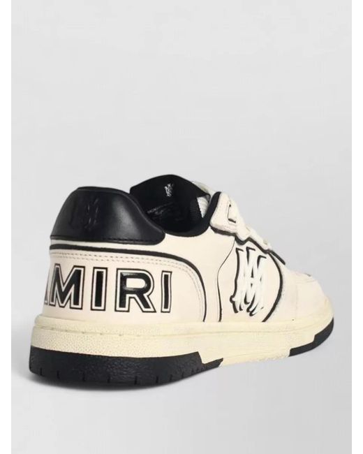 Amiri White Leather Low-Top Sneakers for men