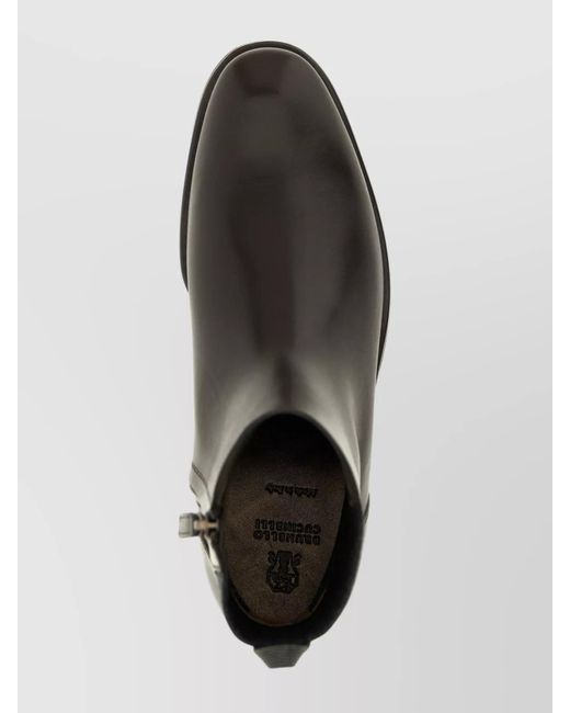 Brunello Cucinelli Stylish Ankle Boots Pull Tab in Black | Lyst UK