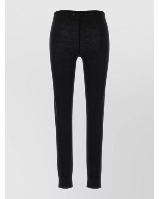 GIMAGUAS Black Wool Leggings