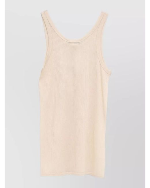 Lemaire Natural Silk Sleeveless Top