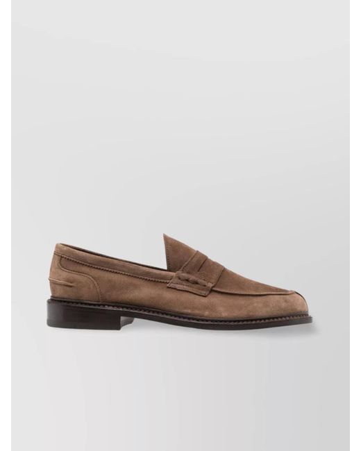 Tricker's Brown Leather Loafers for men