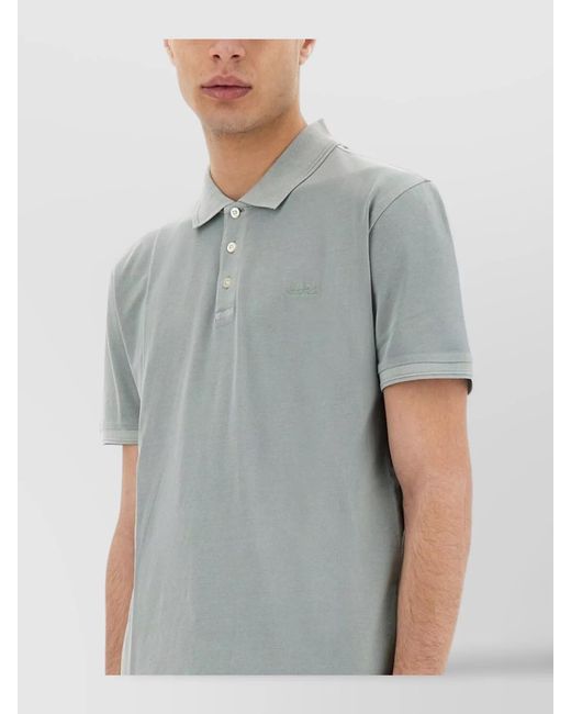 Woolrich Gray Mackinack Polo Shirt for men
