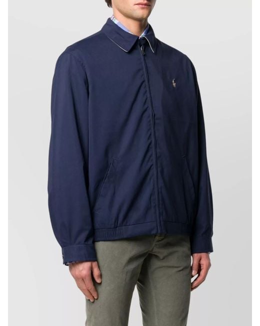 Polo Ralph Lauren Blue Lightweight Zipped Jacket for men