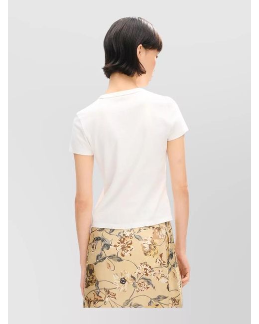 KENZO White Tiger Print Crew Neck T Shirt