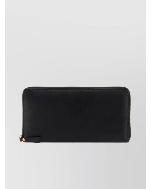 Comme des Garçons Black Leather Long Wallet for men