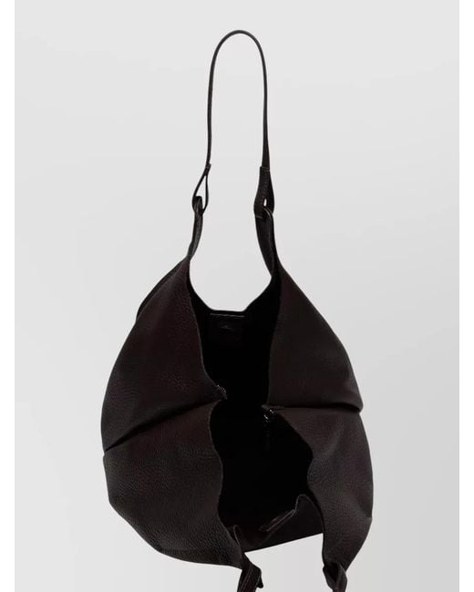 Gianni Chiarini Black Dua Shoulder Bag Wide Structured Silhouette