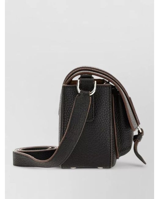 Hogan Black H-Bag Leather Shoulder Bag