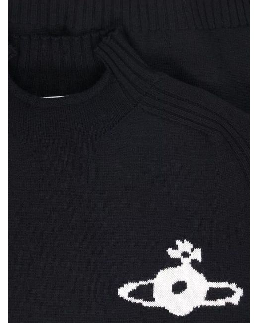 Vivienne Westwood Blue Wool Crewneck Tank Top for men