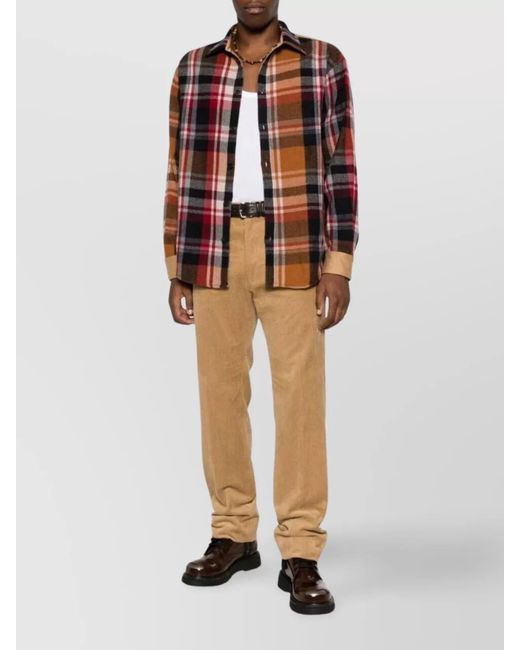 DSquared² Natural Straight-Leg Trousers for men
