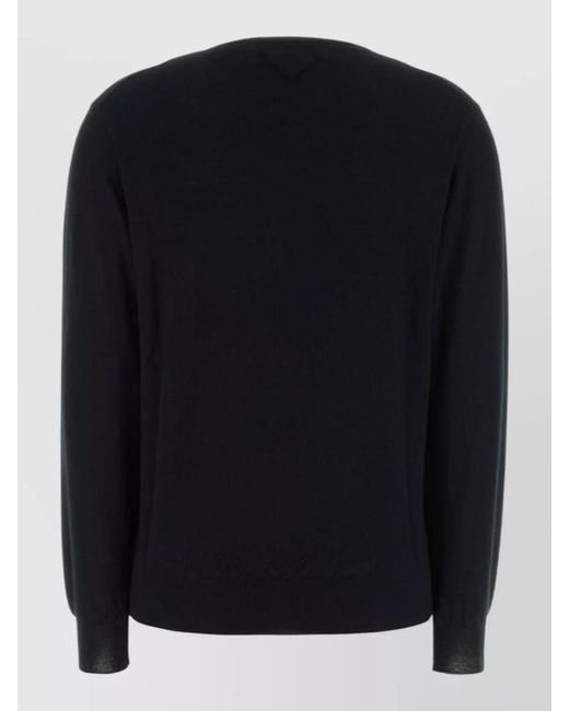 Prada Blue Cashmere Sweater