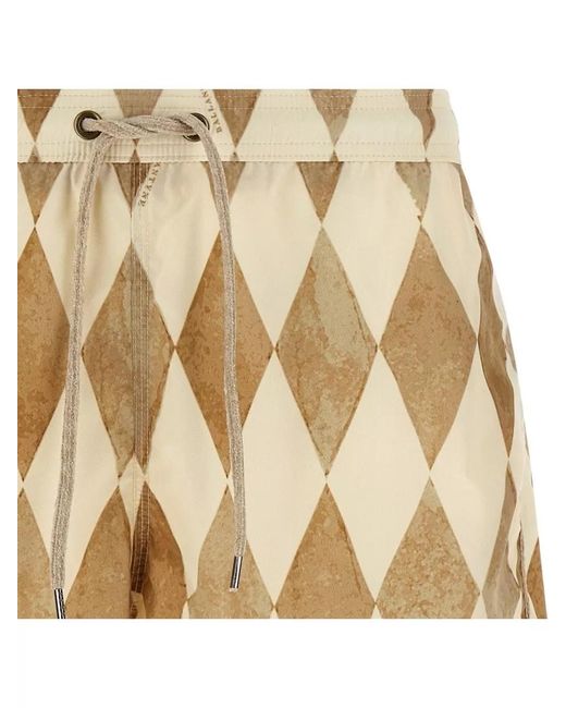 Ballantyne Natural Printed Swim Shorts for men