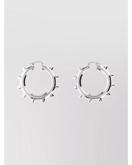 Jil Sander Multicolor Brass Stud Earrings