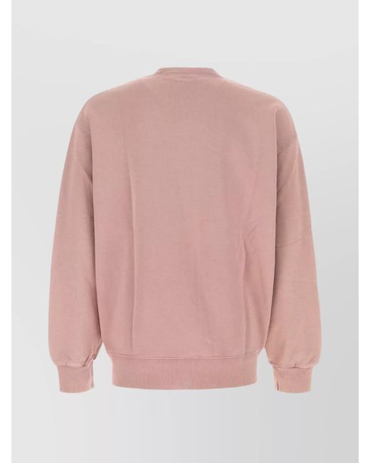 Carhartt Pink Cotton Sweatshirt for men