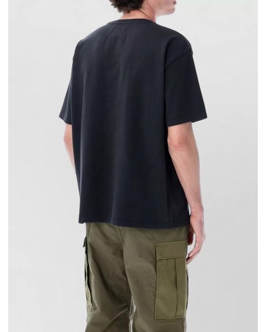 Rhude Blue Banner Cotton T-Shirt Tshirt for men