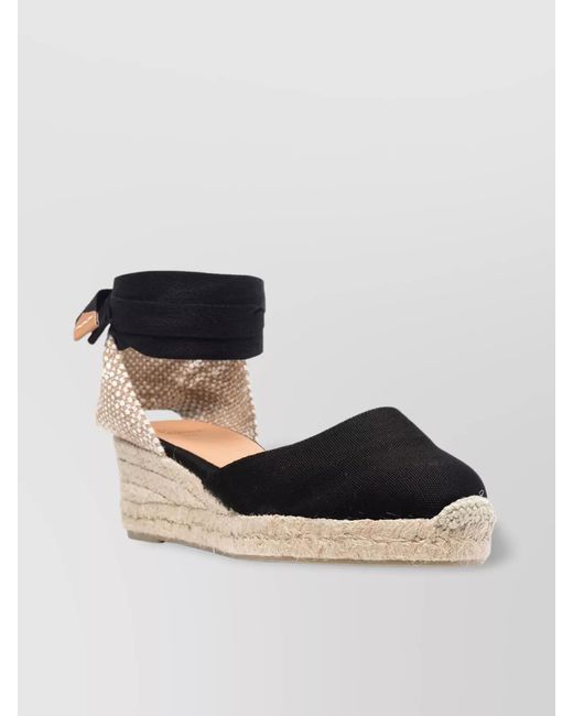 Castaner Multicolor Raffia Wedge Espadrilles