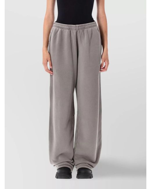 Alexander Wang Gray Cotton Track Pants