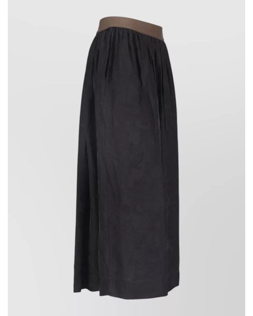 Uma Wang Blue Midi Skirt