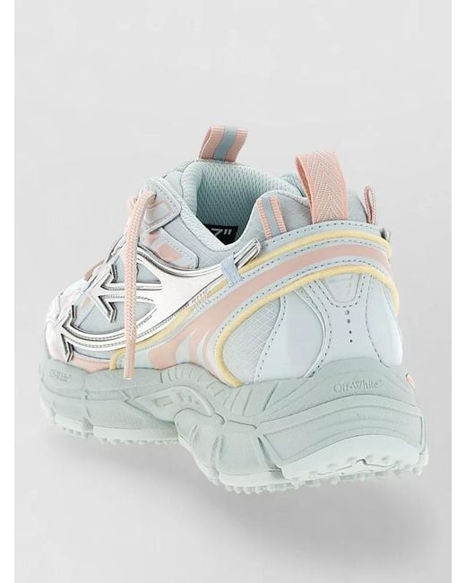 Off-White c/o Virgil Abloh Gray Be Right Back Low-Top Sneakers