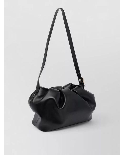 THEMOIRÈ White Athena Vegan Fabric Shoulder Bag