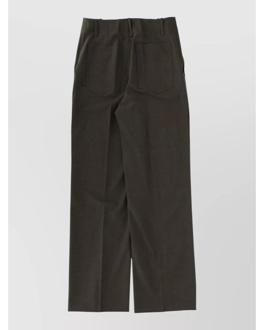 Circus Hotel Gray Tailored Pants Belt Loops And Back Pockets