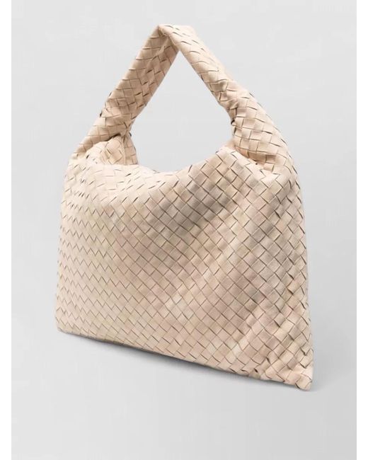 Bottega Veneta Natural Large Hop Shoulder Bag Top Handle
