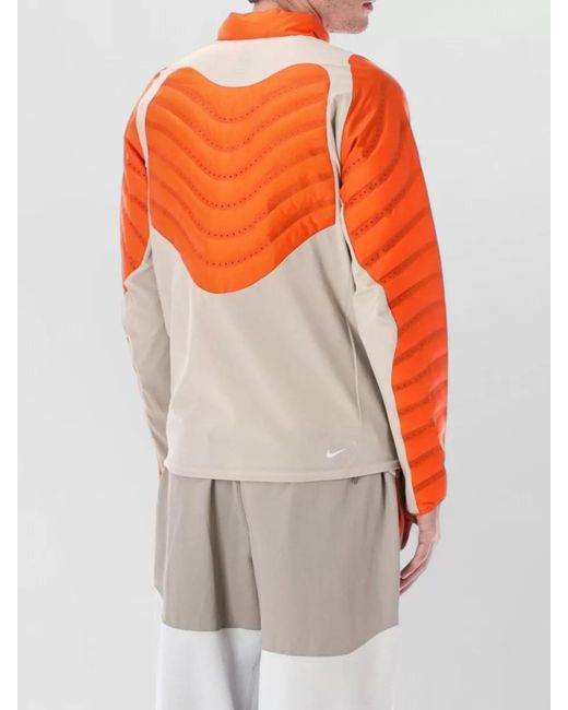 Nike Orange Down Hooded Sport Jacket for men