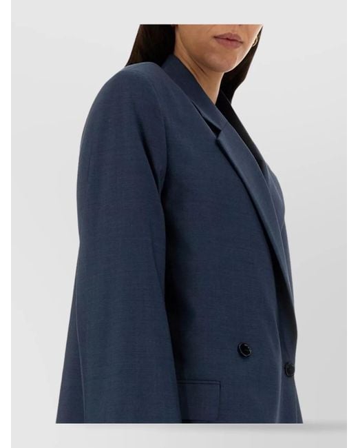 Acne Blue Wool Blazer