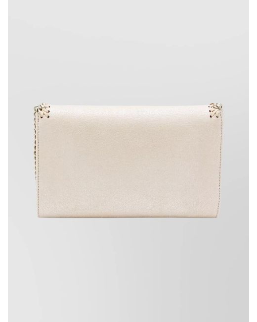 Stella McCartney Natural Falabella Chain Wallet Shoulder Bag