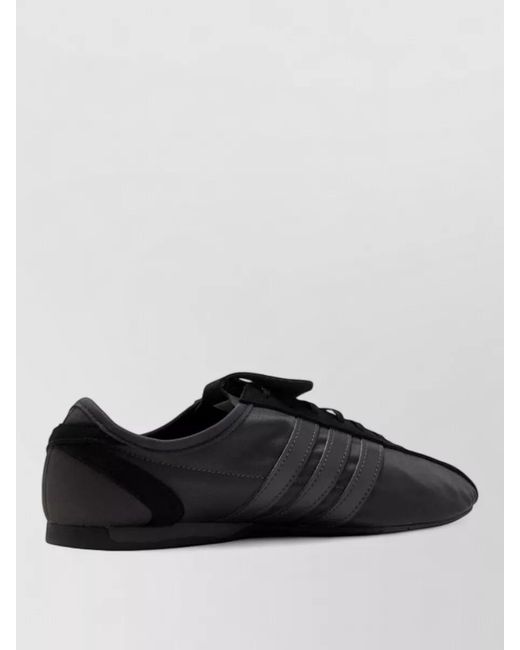 Adidas By Stella McCartney Black Lace Up Low Profile Sport Sneakers