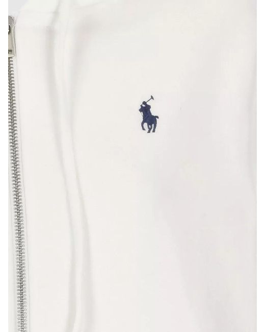 Ralph Lauren Natural Jersey Hooded Zip-Up Sweatshirt