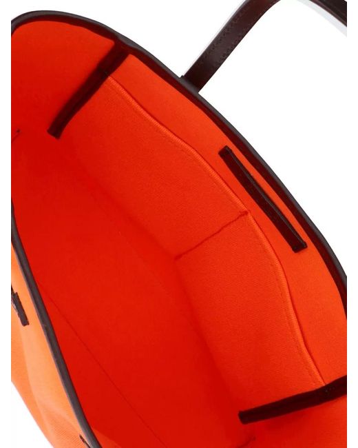 J.W. Anderson Orange Anchor Tote Small Canvas Tote Bag