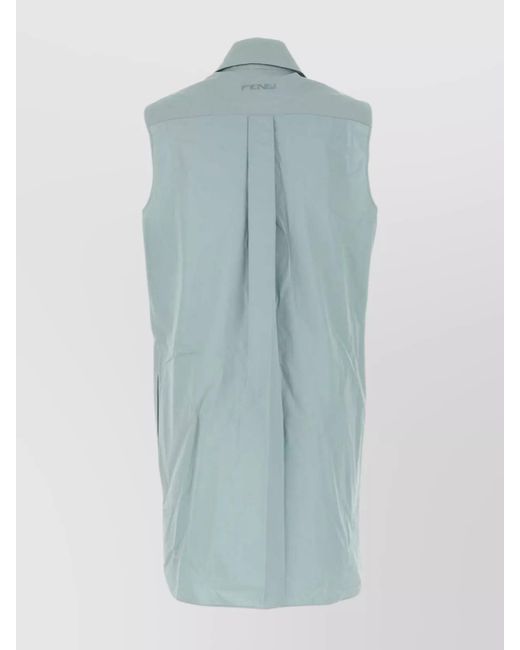 Fendi Multicolor Cotton Knee-Length Dress